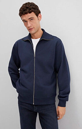 Mavi 0S10521-70490 Ceket Fermuarlı Erkek Sweatshirt