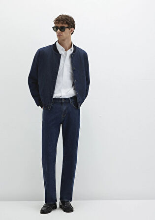 Lisbon Classic Denim Vintage Koyu Indigo Mavisi Jean Pantolon 0010039-91240