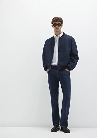 Lisbon Classic Denim Vintage Koyu Indigo Mavisi Jean Pantolon 0010039-91240