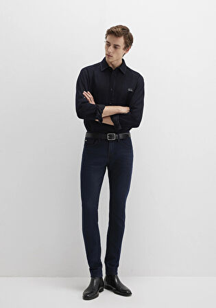 Kvnç Mavi Black Koyu Gece Mavisi Jean Pantolon 001070-91239