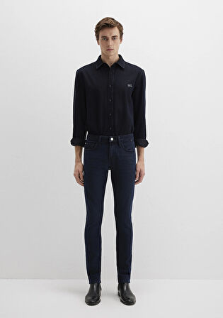 Kvnç Mavi Black Koyu Gece Mavisi Jean Pantolon 001070-91239