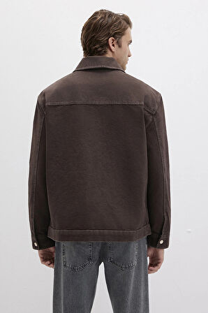 Mavi Erkek Cep Detaylı Gömlek M0211779 Kahverengi