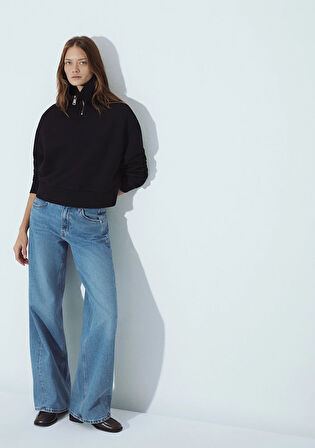 Siena Iconic Puslu Indigo Mavisi Jean Pantolon 1010763-91357