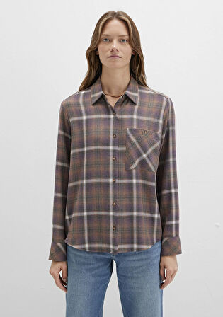 Kareli Kahverengi Gömlek 1211284-83169