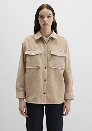 Bej Gömlek 1211281-80084