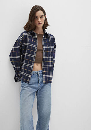 Lacivert Ekose Gömlek 1211296-91233