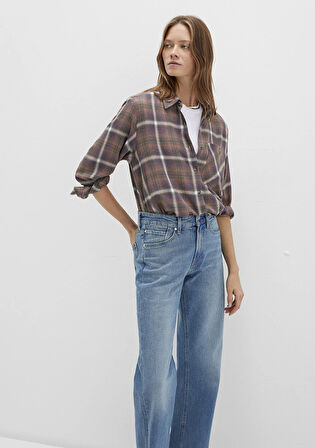 Kareli Kahverengi Gömlek 1211284-83169