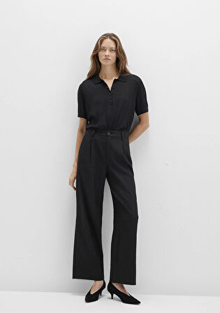 Siyah Çizgili Pantolon 1011090-900