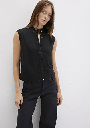 Yün Karışımlı Siyah Süveter 1710791-900