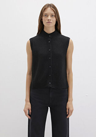 Yün Karışımlı Siyah Süveter 1710791-900