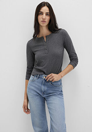 Gri Basic Tişört 1613621-80024