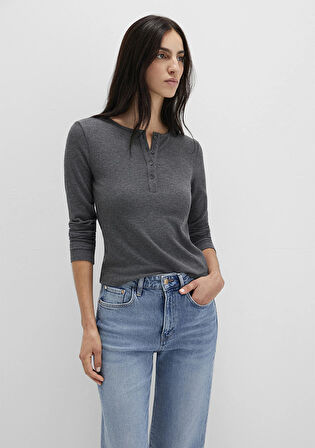 Gri Basic Tişört 1613621-80024