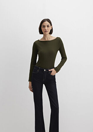 Yeşil Uzun Kollu Tişört 1613595-71545