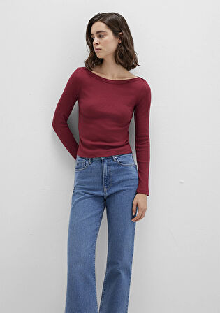 Uzun Kollu Kırmızı Basic Tişört 1613622-70430