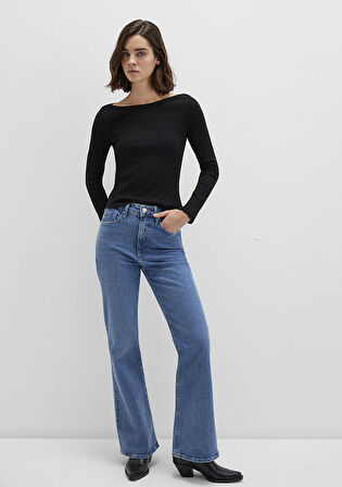 Uzun Kollu Siyah Basic Tişört 1613622-900