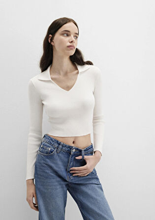 Ekru Triko Polo 1710802-70057