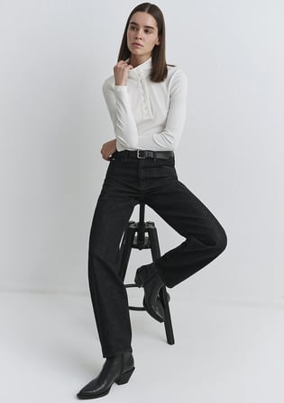 Leila Mavi Edition Rinse Jean Pantolon 1010600-91207