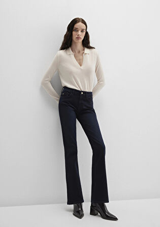 Molly Gold Premium Mürekkep Mavi Jean Pantolon 1013691205