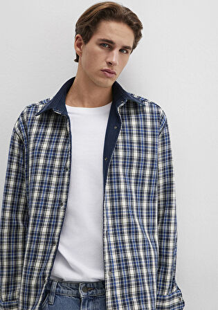 Çift Taraflı Lacivert Gömlek 0211783-80872