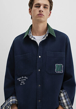 Çift Taraflı Lacivert Gömlek 0211783-80872