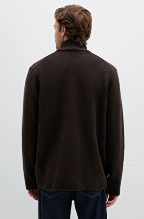 Mavi M0710380-89103 Half Zip Kazak Yarım Fermuarlı Erkek Sweatshirt