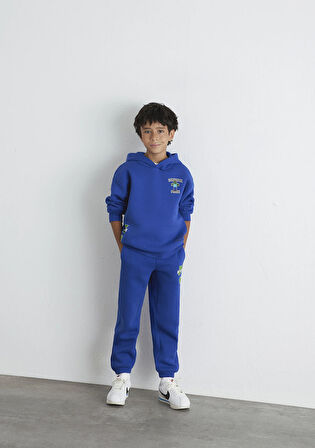 Minecraft Baskılı Mavi Sweatshirt 6S10174-70896