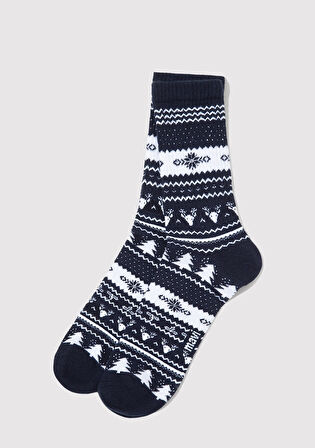 Yılbaşı Temalı 2li Soket Çorap 0912128-84057