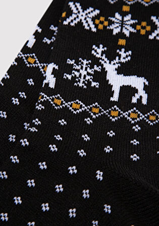 Siyah Bot Çorabı 0912132-900