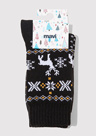 Siyah Bot Çorabı 0912132-900