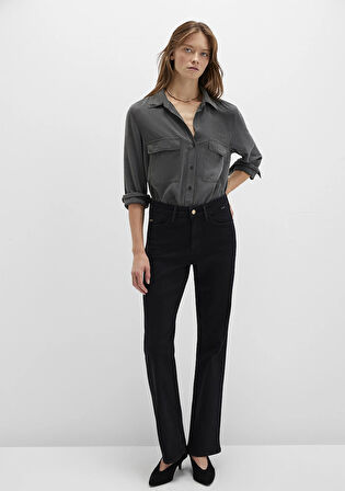 Lux Touch Antrasit Modal Gömlek 1210951-70088