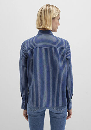 Çizgili Mavi Gömlek 1211374-91372