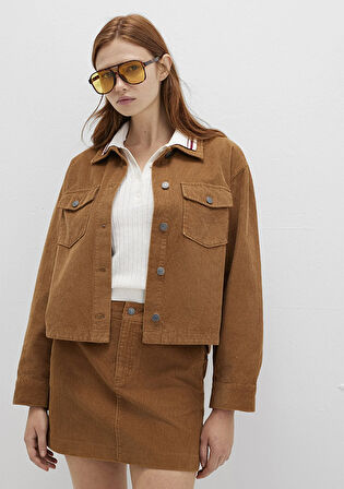 Kahverengi Kadife Gömlek 1211405-91393