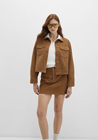 Kahverengi Kadife Gömlek 1211405-91393