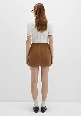 Kahverengi Kadife Etek 1310831-91393