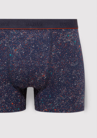 3lü Baskılı Lacivert Boxer 0912215-28417