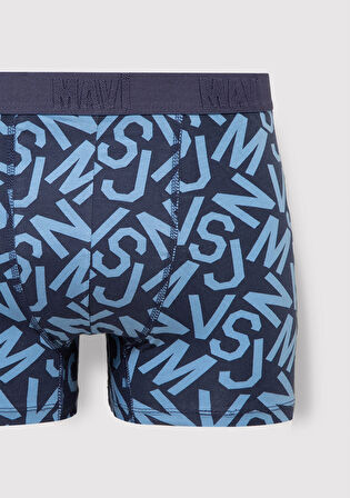 3lü Baskılı Mavi Boxer 0912204-85803