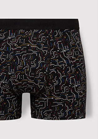 3lü Siyah Basic Boxer 0912208-900