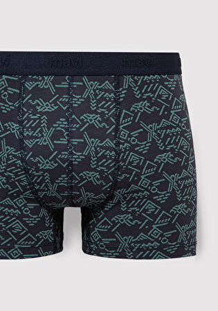 3lü Baskılı Lacivert Boxer 0912239-33648
