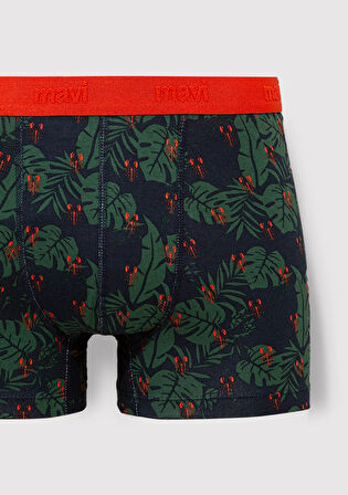 3lü Akrep Baskılı Lacivert Boxer 0912237-33648
