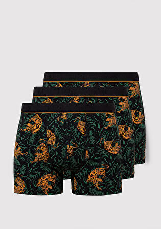 3lü Kaplan Baskılı Boxer 0912203-900