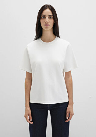 Ekru Basic Tişört 1613820-70057