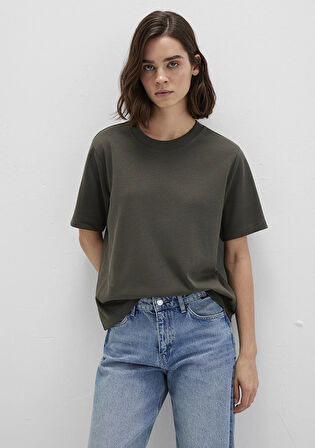 Haki Basic İnterlok Tişört 1613820-71553