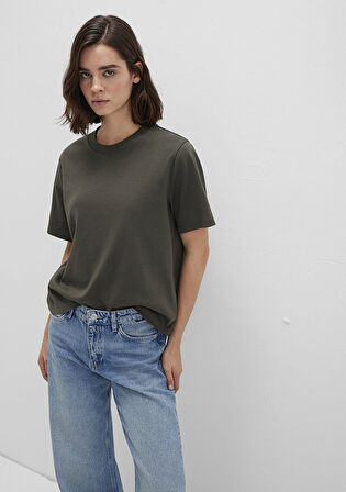 Haki Basic İnterlok Tişört 1613820-71553