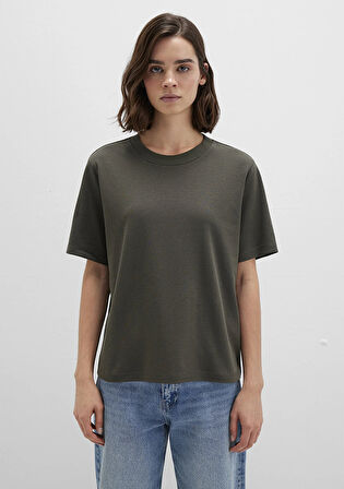 Haki Basic İnterlok Tişört 1613820-71553