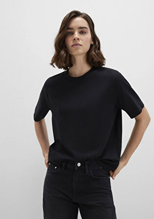 Siyah Basic Tişört 1613820-900