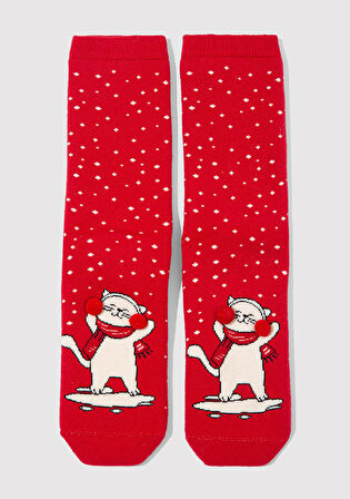 Kırmızı Bot Çorabı 1913708-32180