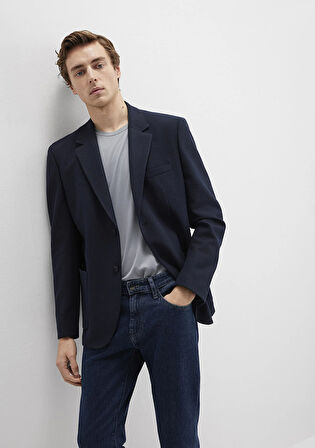 Lacivert Blazer 0110820-82318