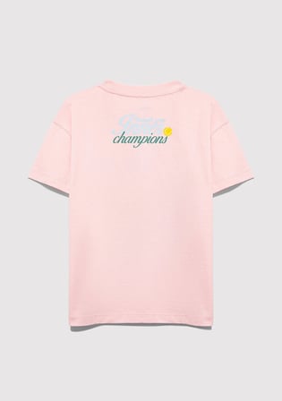 Tenis Baskılı Pembe Tişört 7610396-71007