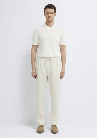 Bej Keten Pantolon 0010577-70134