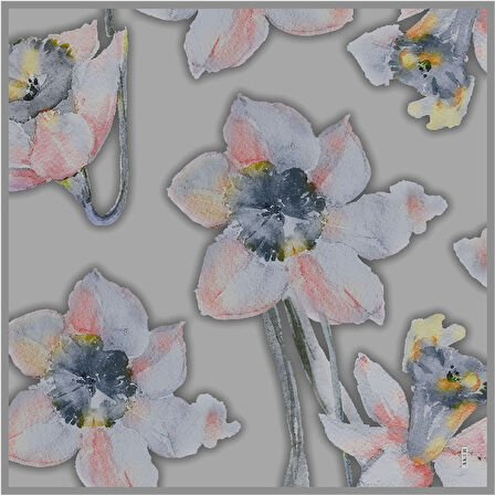 % 100 Saf İpek Sura Eşarp - Sonbahar - Kış  7995701